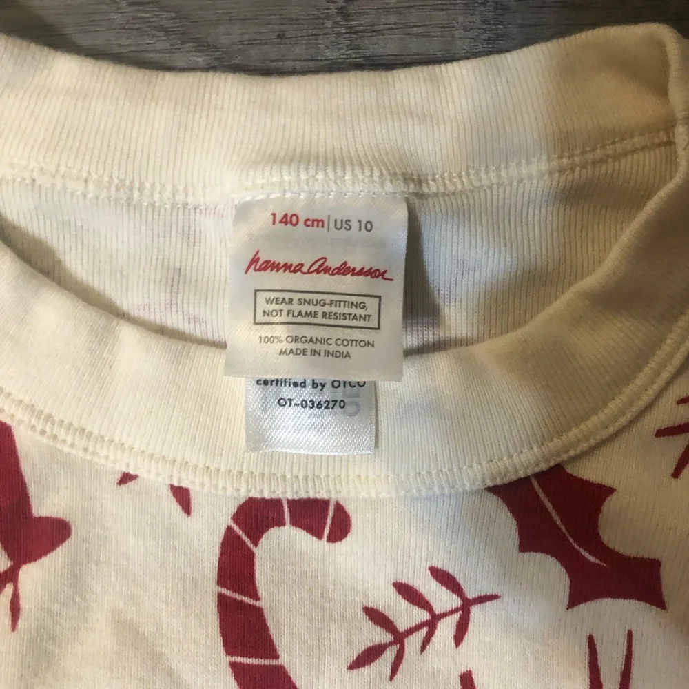 Hanna Anderson Organic Cotton Long Sleeve Christmas Shirt